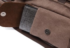 Рюкзак из кожи и ткани Bug 065 Gray