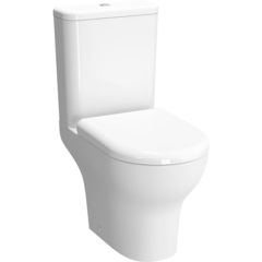 VitrA 9012B003-7209 Комплект: ободковый унитаз Zentrum Open-back + тонкое сиденье с микролифтом фото