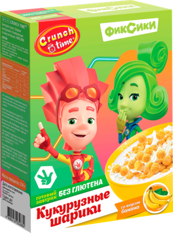 CRUNCH TIME Фиксики сухой завтрак 170гр