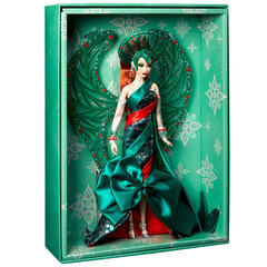 Барби Боб Маки 2024 Праздничный Ангел Зелёный