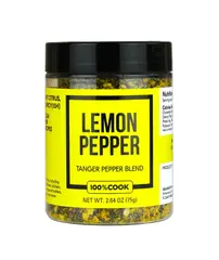 Приправа Лимонный перец, 100%COOK, 75 г