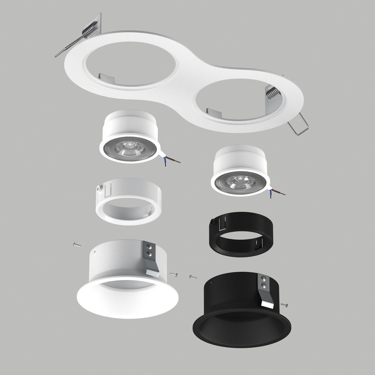 Комплект со светильником Lightstar Domino Round (214626+214606+214607+214006+214007) D6260607WBMOD