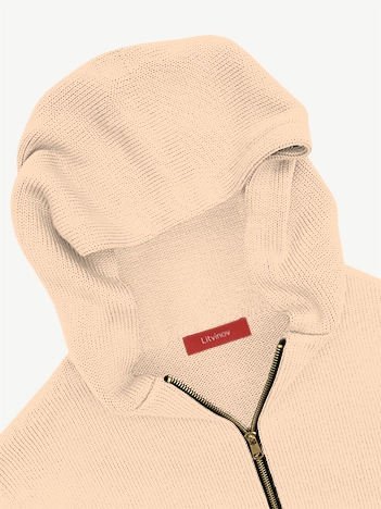 Толстовка на замке из кашемира