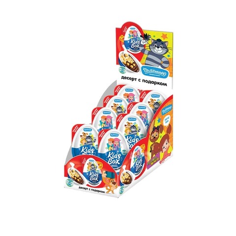 ПРОСТОКВАШИНО KIDS BOX Десерт с подарком 1кор*6бл*16шт, 20гр