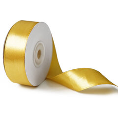 Лента Атласная (2,5см*22,85м) Золото