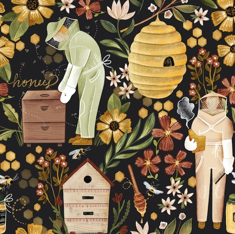 ПРЕДЗАКАЗ, СЕМЬЯ ПЧЕЛОВОДОВ, 100% хлопок