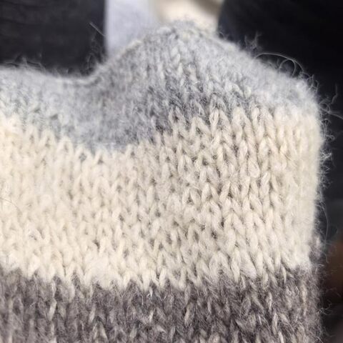 Вспушенная альпака на хлопке LANIFICIO DEL OLIVO HORUS 230 серо-бежевый