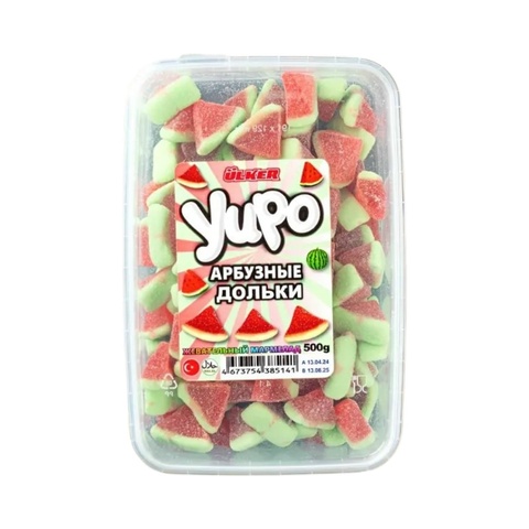 Мармелад Yupo арбузные дольки 80гр