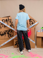 088_БК25 Футболка кор.рукав, голубой