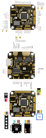 Полётный контроллер T-Motor Velox F7 (F722) SE 30x30 FPV