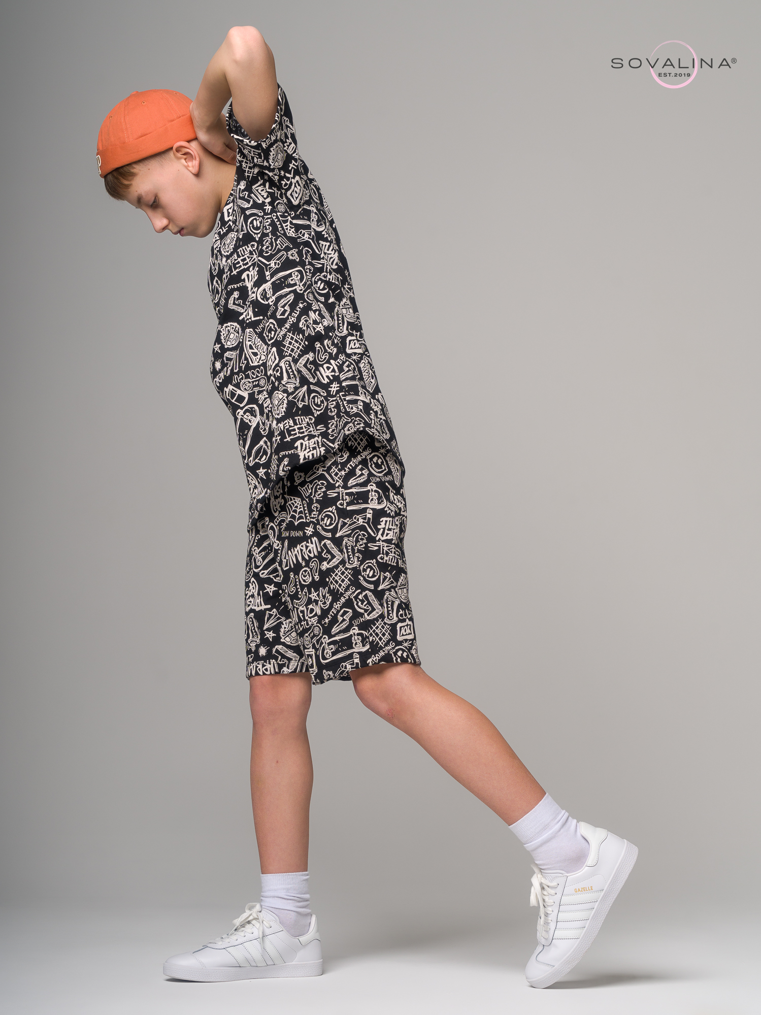 Костюм Light men скейты на черном