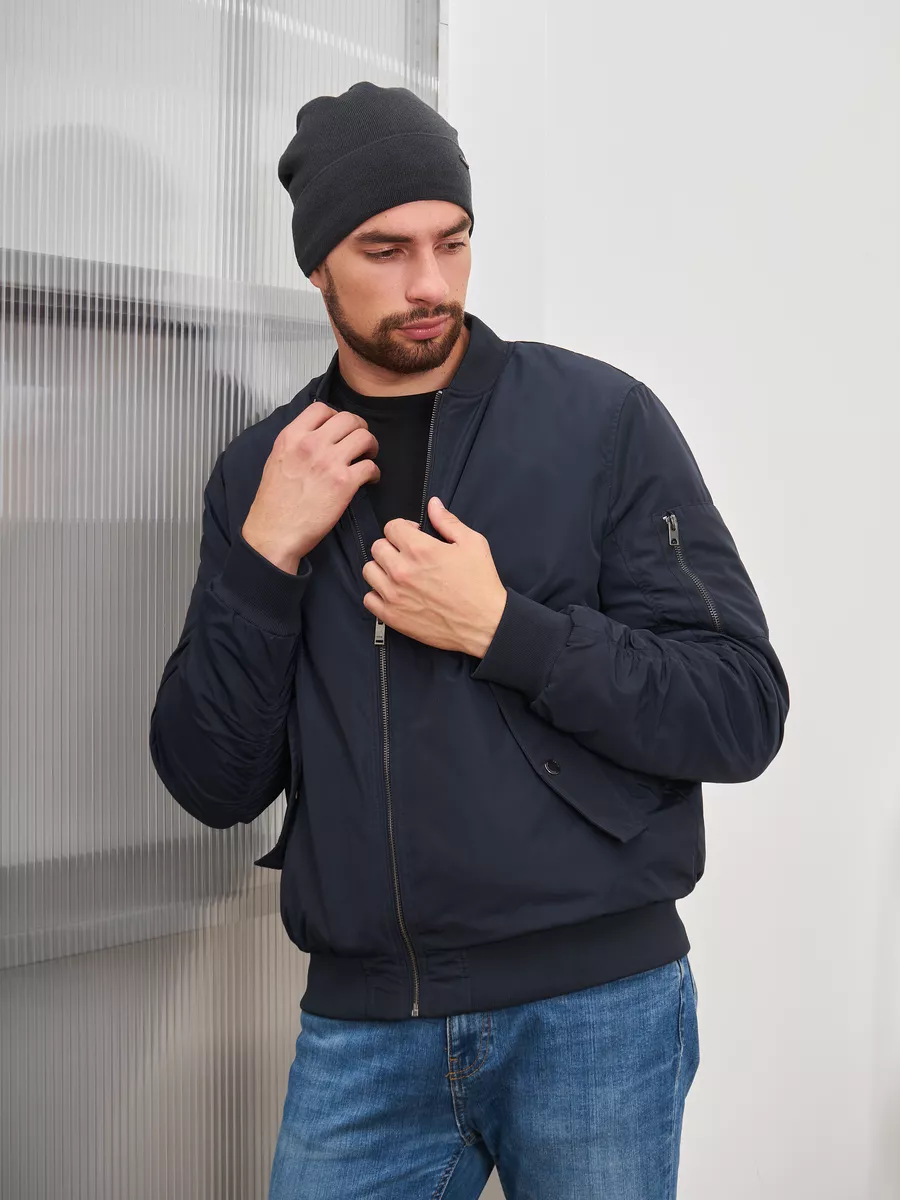 Шапка бини зимняя весенняя с флисом