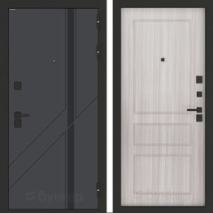 Входная металлическая дверь Бункер БН-12 Веллюто верде ФЛ-116 Сандал белый