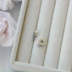 Бейл, держатель для кулона, 7*2,5 мм, родий, Б025