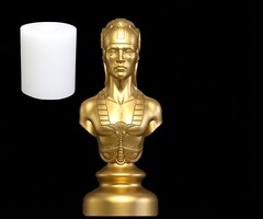 Силиконовый молд Шахматная фигура ( дополнительная ) Пешка БОЛЬШАЯ