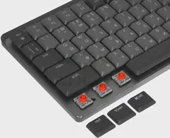 Клавиатура Logitech MX Mechanical механическая черный USB беспроводная BT/Radio slim LED (920-010766) — фото 3