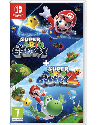 Super Mario Galaxy + Super Mario Galaxy 2 (картридж для Nintendo Switch, полностью на английском языке)