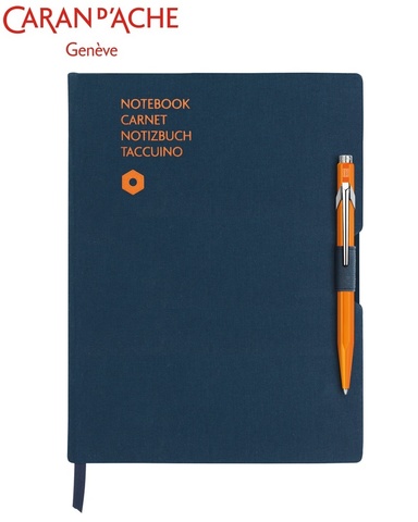 Записная книжка Caran d'Ache Office A5 Blue/Orange (8491.404)