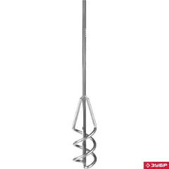 ЗУБР 60 х 400 мм, шестигранный хвостовик, миксер для песчано-гравийных смесей, Профессионал (06033-06-40)