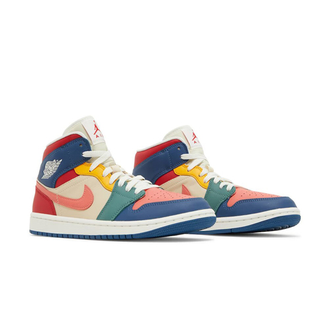 Кроссовки Jordan 1 Mid SE Multi Color