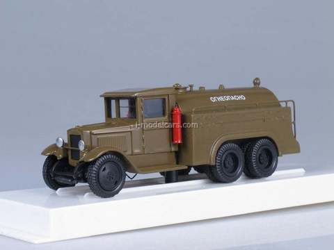 ZIS-6 BZ-35 Gasoline refueling khaki LOMO-AVM 1:43