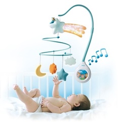 Smoby Музыкальный мобиль на кроватку (в ассортименте розовый и голубой) (211338)
