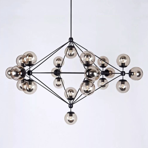 Люстра Modo Chandelier 21 Globes Black