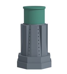 Колодец дренажный (высота 1850) ЕЗПИ(1100x1100x1850см;45кг;) - арт.559664