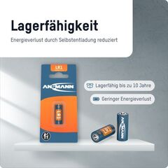 Батарейка LR1 ANSMANN 1.5V