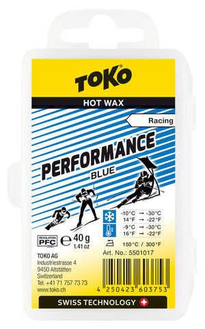 Картинка парафин Toko performance 40 g blue - 1