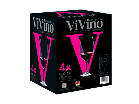 Набор из 4-х бокалов для вина Red Wine 610 мл, артикул 103738. Серия Vivino