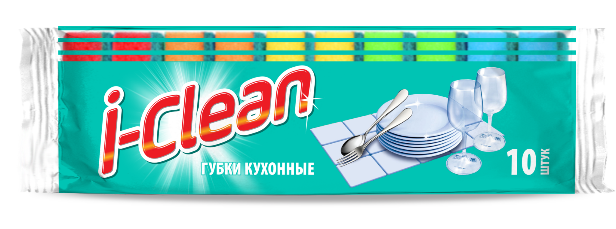 Clean 10. ROMAX губки кухонные 