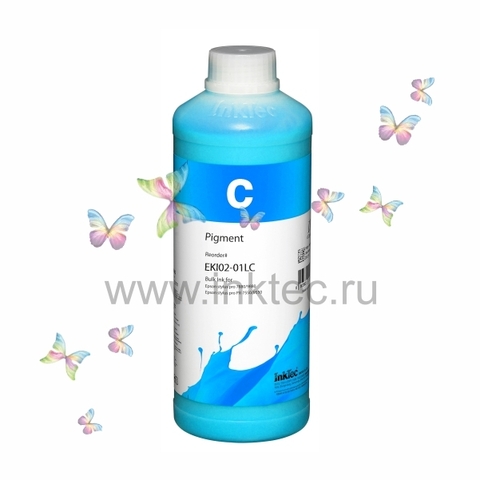 Чернила Inktec EKI02-01LC голубые 1л для картриджей Epson Stylus pro 7800/7880/9800/9880/7550/9550.
