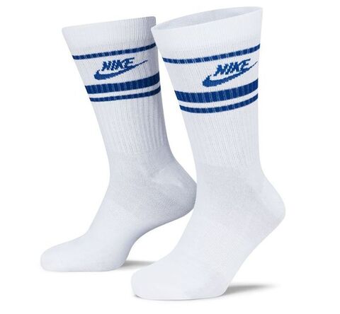 Теннисные носки Nike Sportswear Everyday Essential Crew 3P - white/game royal/game roya