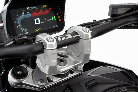 Проставки руля Wunderlich ERGO BMW R1300GS, 40 мм, серебро