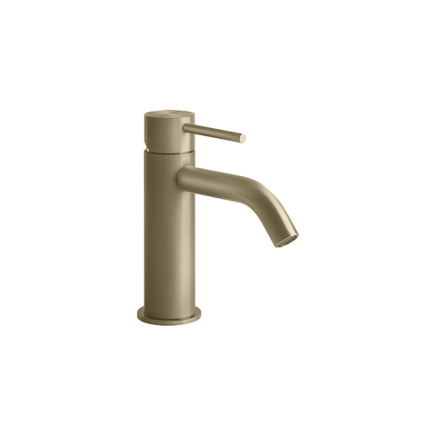 Gessi 54002#727 Gessi 316 Смеситель для раковины на 1 отверстие, без донного клапана, цвет Brushed Brass PVD