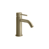 Gessi 54002#727 Gessi 316 Смеситель для раковины на 1 отверстие, без донного клапана, цвет Brushed Brass PVD