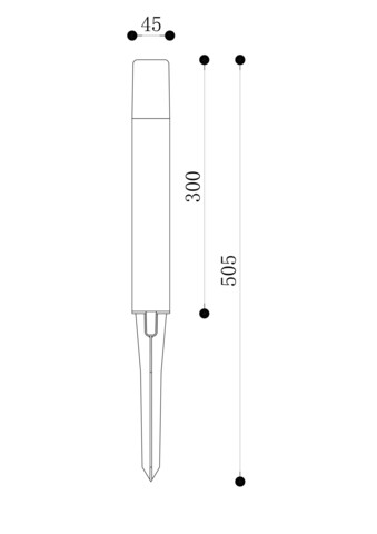 Ландшафтный светильник Outdoor O416FL-L3B3K1