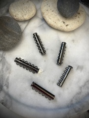 Многоуровневый магнитный замок - gunmetal - 6 колец - 35мм