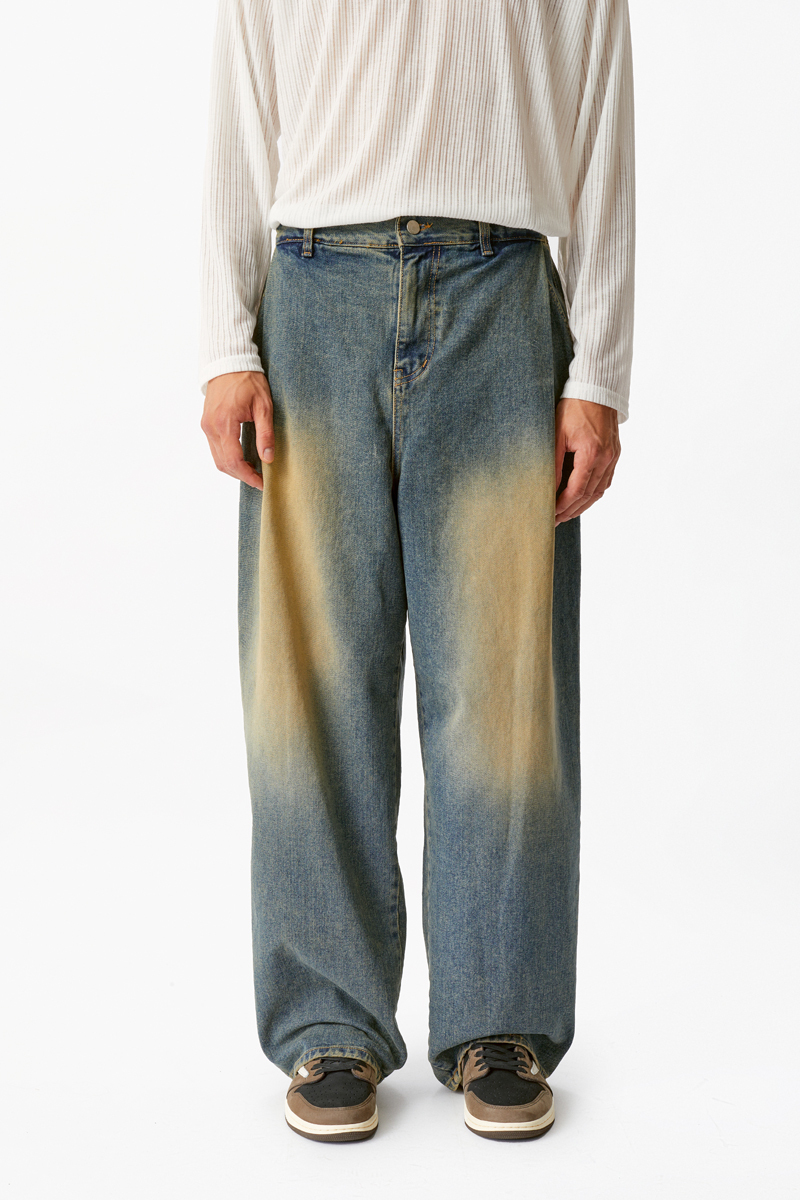 Синие винтажные джинсы INDIGO