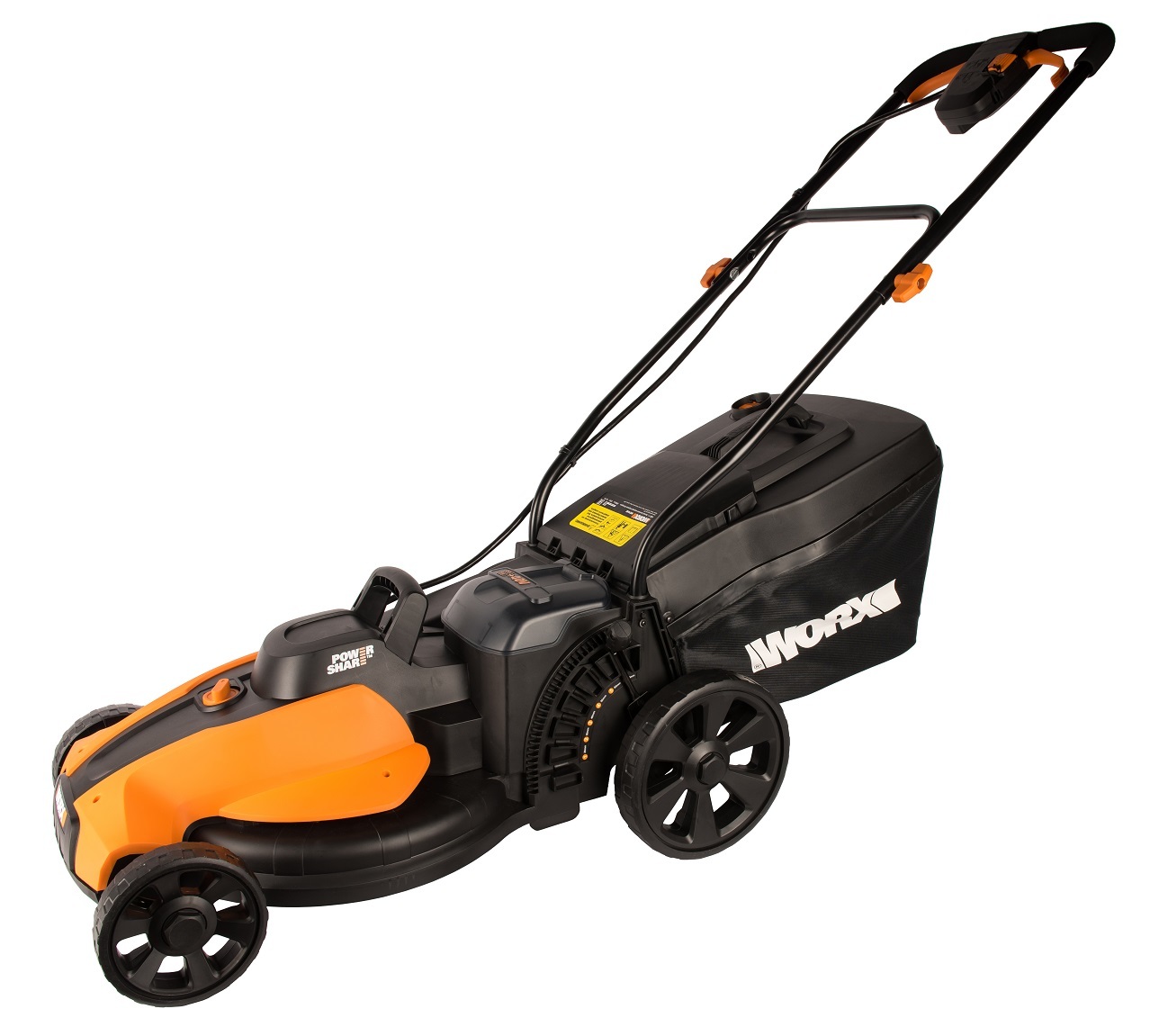 Газонокосилка аккумуляторная WORX WG744E, 40В, 40 см,  4Ач х2, двойное ЗУ 2x2A