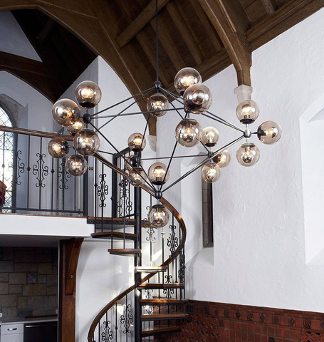 Люстра Modo Chandelier 21 Globes Black