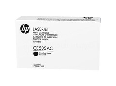Оригинальный лазерный картридж HP CE505AC 05A черный