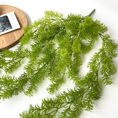 №2 Ампельное растение, искусственная зелень, Аспарагус свисающий зеленый, 80 см.