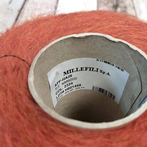 Смесовка с альпакой MilleFili / AFF-HAIR 900 рыжий меланж