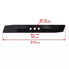 Нож для газонокосилки DDE для газонокосилки LME3212 (791-707-33)