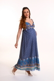 Платье для беременных 10334 синий