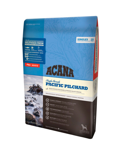 Acana Singles Pacific Pilchard корм беззерновой для собак (тихоокеанская сардина) 340 г