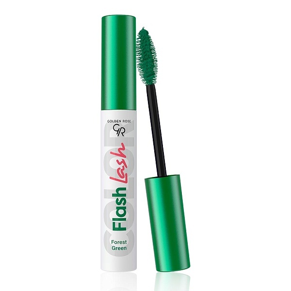 Golden Rose Тушь FLASH LASH COLORED тон 02_FOREST GREEN лесной зелёный