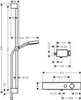 Hansgrohe Pulsify 24270000 Термостатический смеситель для душа (хром)